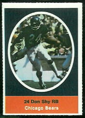 1972 Sunoco Stamps      082      Don Shy